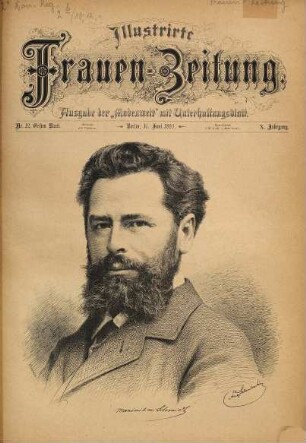 Illustrierte Frauenzeitung : Ausgabe der Modenwelt mit Unterhaltungsblatt. 10. 1883, Nr. 12 = Bl. 1