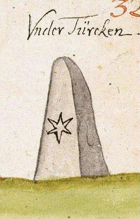 Untertürkheim, Stkr. Stuttgart (Schorndorfer Forst, Marksteinzeichen I)