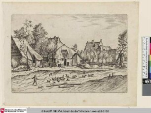 [Farms in a Village; Bauernhöfe in einem Dorf]