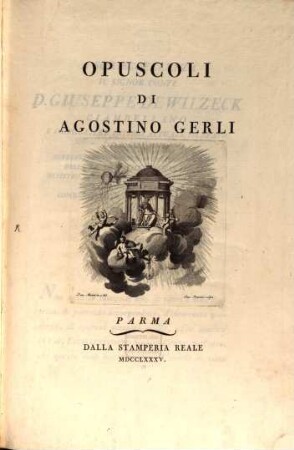 Opuscoli Di Agostino Gerli
