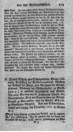 Gekrönte Preisschrift vom Friesel.