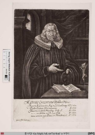 Bildnis Georg Christoph Müller
