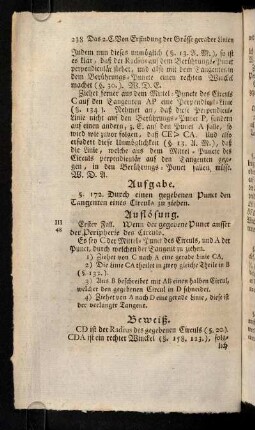 238-243, 2. Capitel (§ 172 - 188)