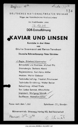 Kaviar und Linsen