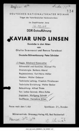 Kaviar und Linsen