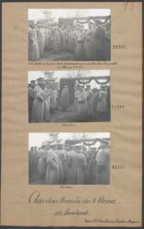 S.K.H. Prinz Leopold beim Hubertusschießen des Ldst.Bat. Dennewitz in Slonim