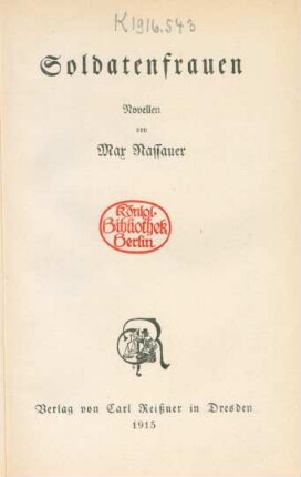 Soldatenfrauen : Novellen
