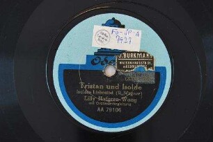 Tristan and Isolde : Isoldes Liebestod / (R. Wagner)