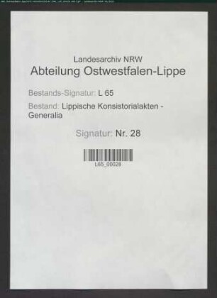 Konsistorial-Bedienstete: Bestallung, Entlohnung und Dienstkleidung der Boten