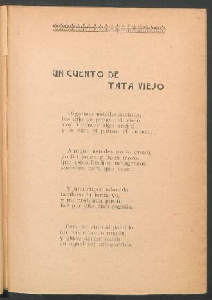 Un cuento de Tata Viejo