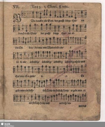 VII. Nun danket alle Gott