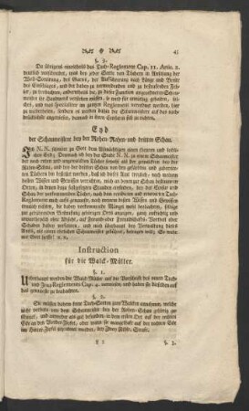 Instruction für die Walck-Müller