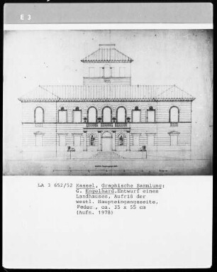 Landhaus & westliche Haupteingangsseite
