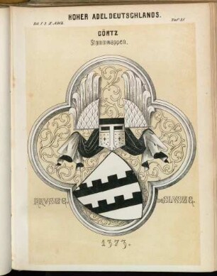 Taf. 25. Görtz Stammwappen.