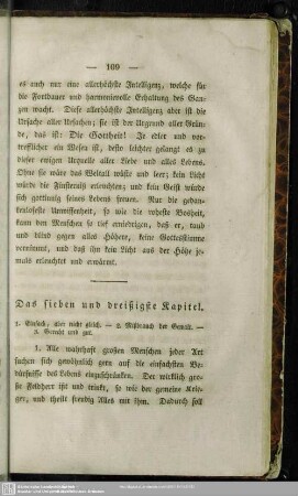 Das sieben und dreißigste Kapitel