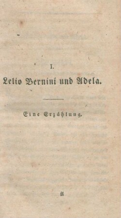 Lelio Bernini und Adela