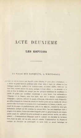 Acte deuxième. Les espions