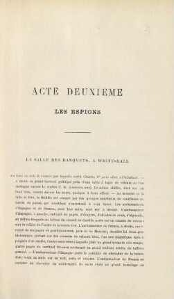 Acte deuxième. Les espions