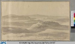 Dörfer in Landschaft. Maschinen-Teil