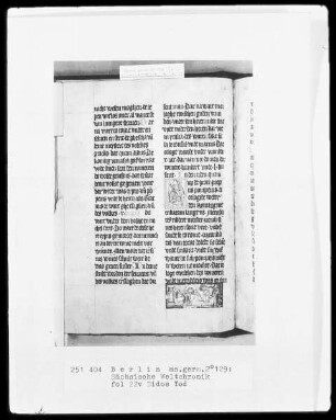 Sächsische Weltchronik (bis zum Jahre 1229) — ---, Folio 22versoBuchseite