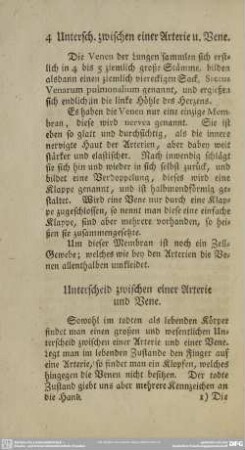 Unterschied zwischen einer Arterie und Vene