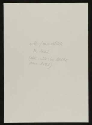 Verlassenschaft von Privatperson: Vermögens-Inventar der Eheleute J.W. Reinhardt. Mannheim.