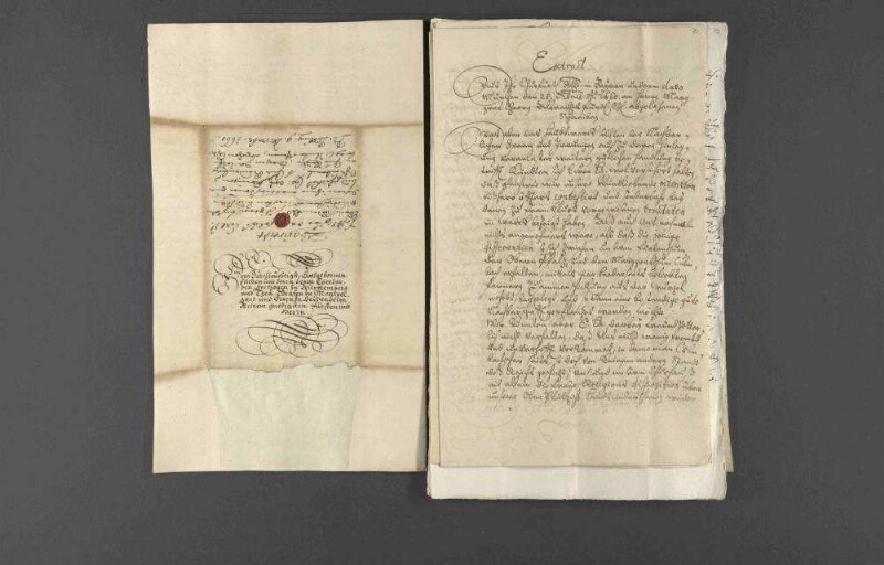 Korrespondenz mit Geheimrat Karl von Stein.