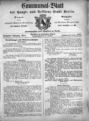 1876,8: No. 8, 20. Februar 1876