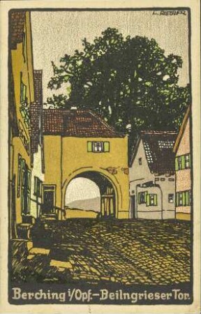Berching i/Opf. - Beilngrieser Tor.