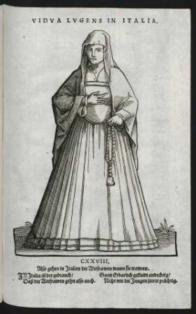 Vidua Lugens In Italia.