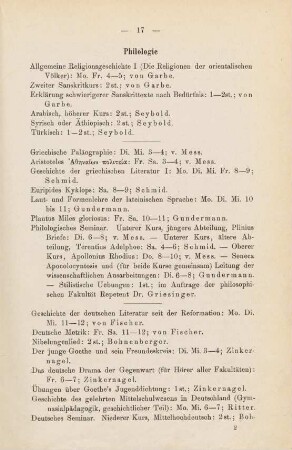 17-18, Philologie
