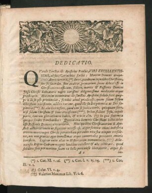 Dedicatio.