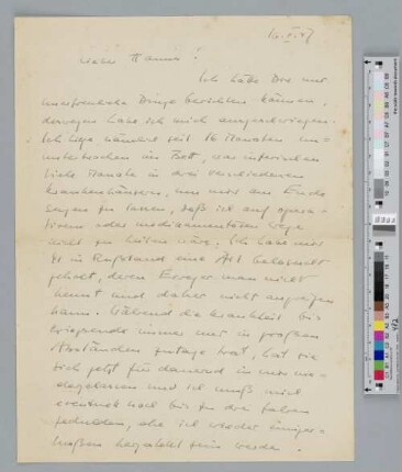 Brief an Hans Kirchner