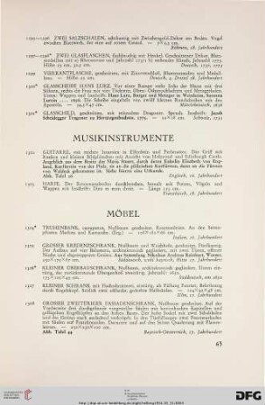 Möbel (Nr. 1304-1402)