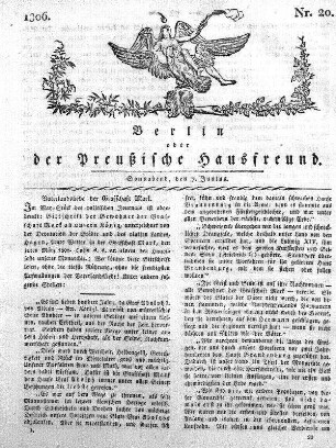 Nr. 20., 7. Junius 1806