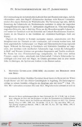 IV. Schatzgräbergemälde des 17. Jahrhunderts