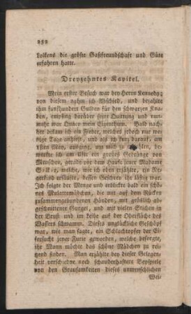 Dreyzehntes Kapitel.