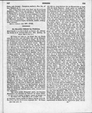 Die Marcellus-Schlacht bey Clastidium : Mosaik-Gemälde in der Casa di Goethe zu Pompeji ; ein archäologischer Versuch / von Dr. Heinrich Schreiber, Prof. - Freiburg : Groos, 1843