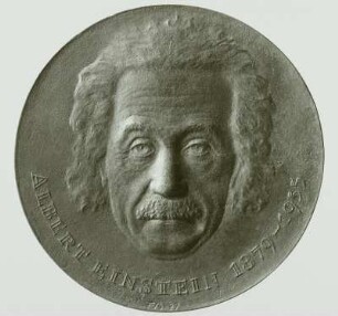Plakette Albert Einstein