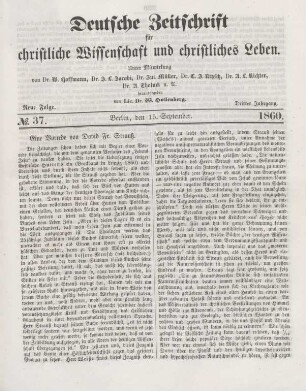289-291 Eine Vorrede von David Fr. Strauß