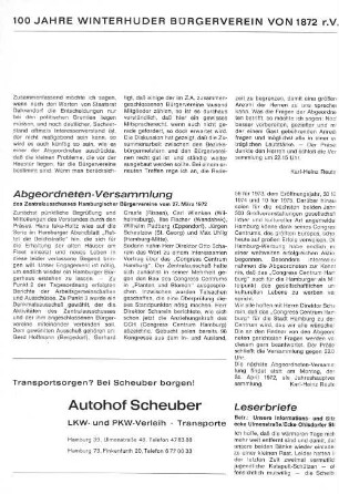 Abgeordneten-Versammlung ... vom 27. März 1972