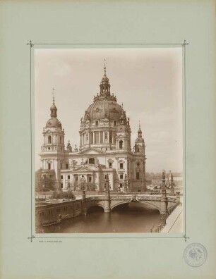 Berliner Dom: Ansicht von Süd-Osten (Bauzustand)