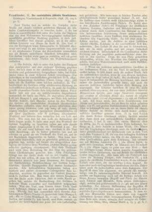 167-170 [Rezension] Friedländer, M., Der vorchristliche jüdische Gnosticismus
