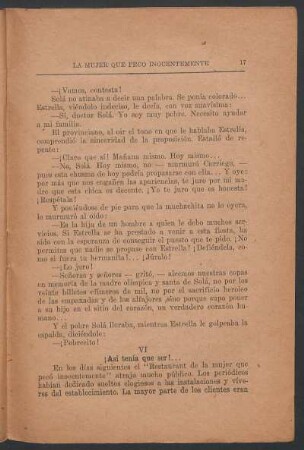 VI - ¡Así tenía que ser!...