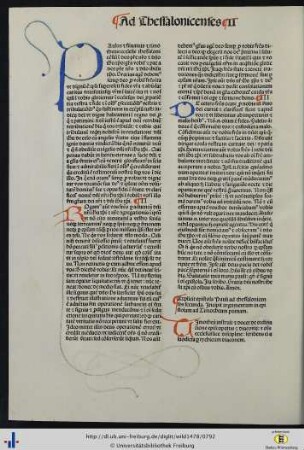 Argumentum in epistolam ad Timotheum primam