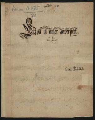 Gott ist unser' Zuversicht und Stärke; V (8), b.fig; C-Dur; P 175