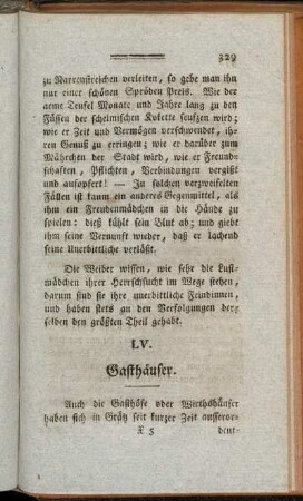LV. Gasthäuser