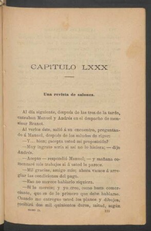 Capítulo LXXX - Una revista de salones.