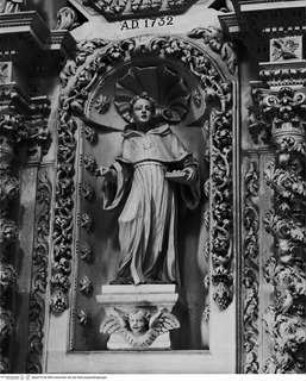 Altare di San Nicola da Tolentino, Der heilige Nikolaus von Tolentino