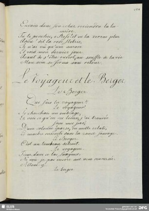 [Text 60:] Le Voyage et le Berger.